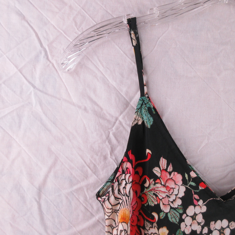 Johnny Was Chrysanthemum Print Slip Dress Size S refined elevated artisan - Picture 3 of 12